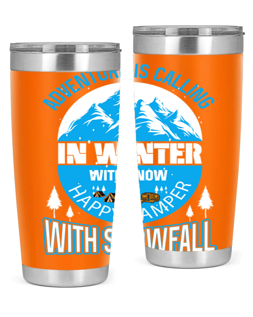 Camping Winter 39#- winter- Tumbler