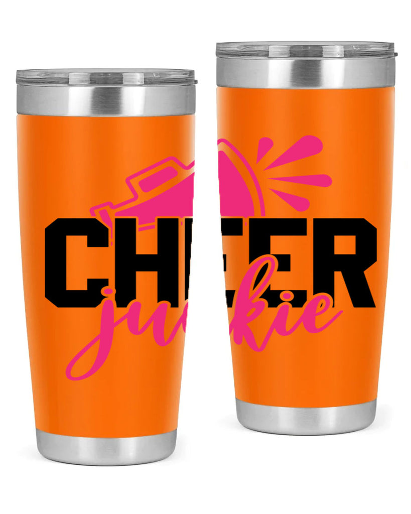 Cheer junkie 1390#- cheer- Tumbler