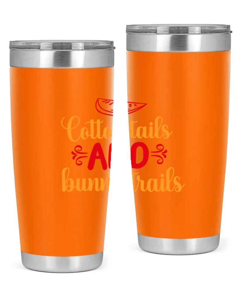 Cotton tails and bunny trails 111#- spring- Tumbler