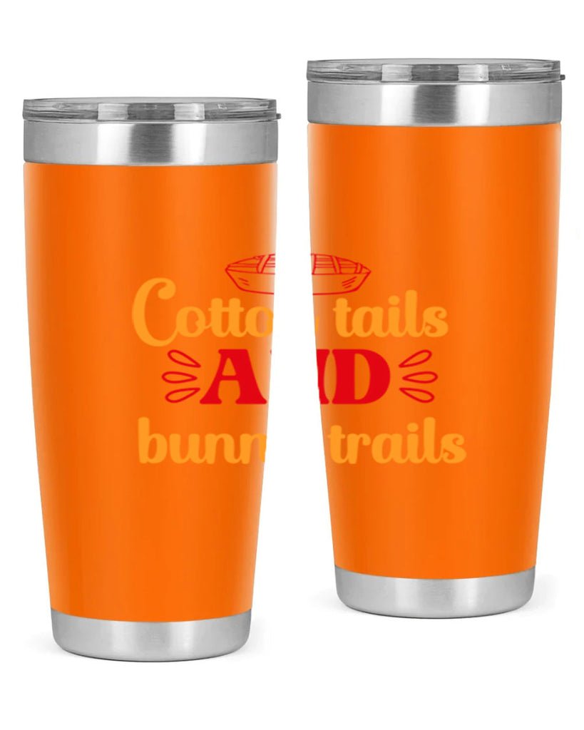 Cotton tails and bunny trails 112#- spring- Tumbler