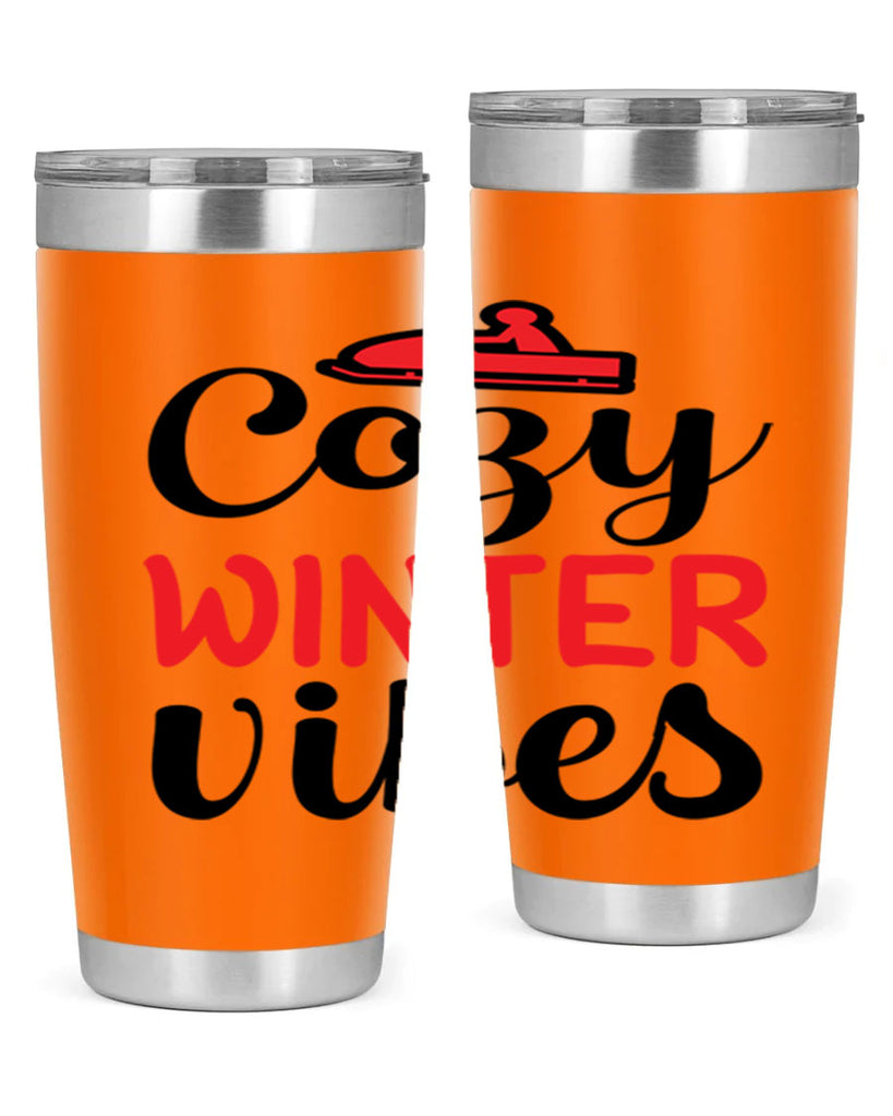 Cozy winter vibes 68#- winter- Tumbler