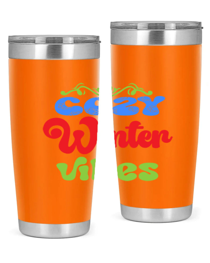 Cozy winter vibes 75#- winter- Tumbler