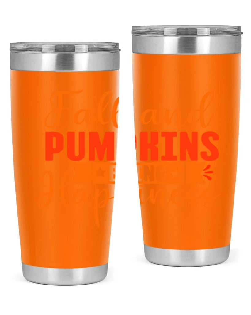 Fall And Pumpkins Bring Happiness Design 84#- fall- Tumbler
