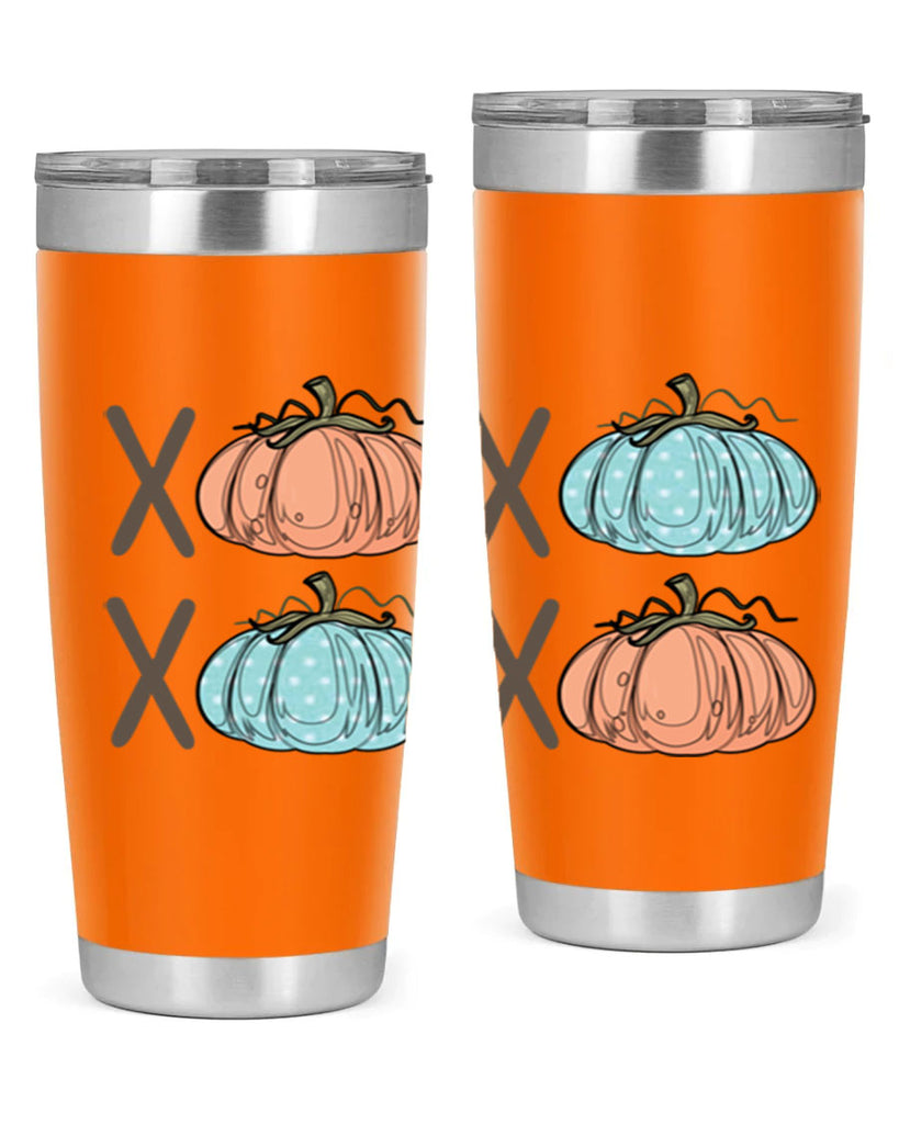 Fall Pumpkin XOXO 129#- fall- Tumbler