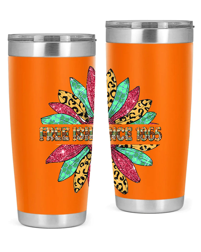 Freeish Since 1865 Sunflower Juneteenth 15#- Juneteenth- tumbler
