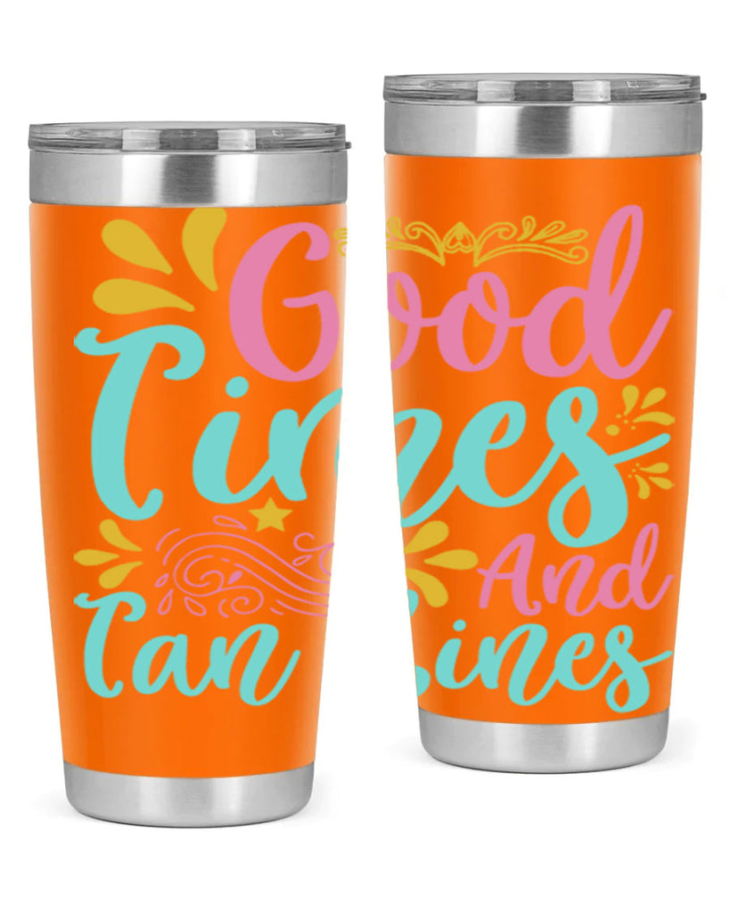 GOOD TIMES AND TAN LINES Style 65#- summer- Tumbler
