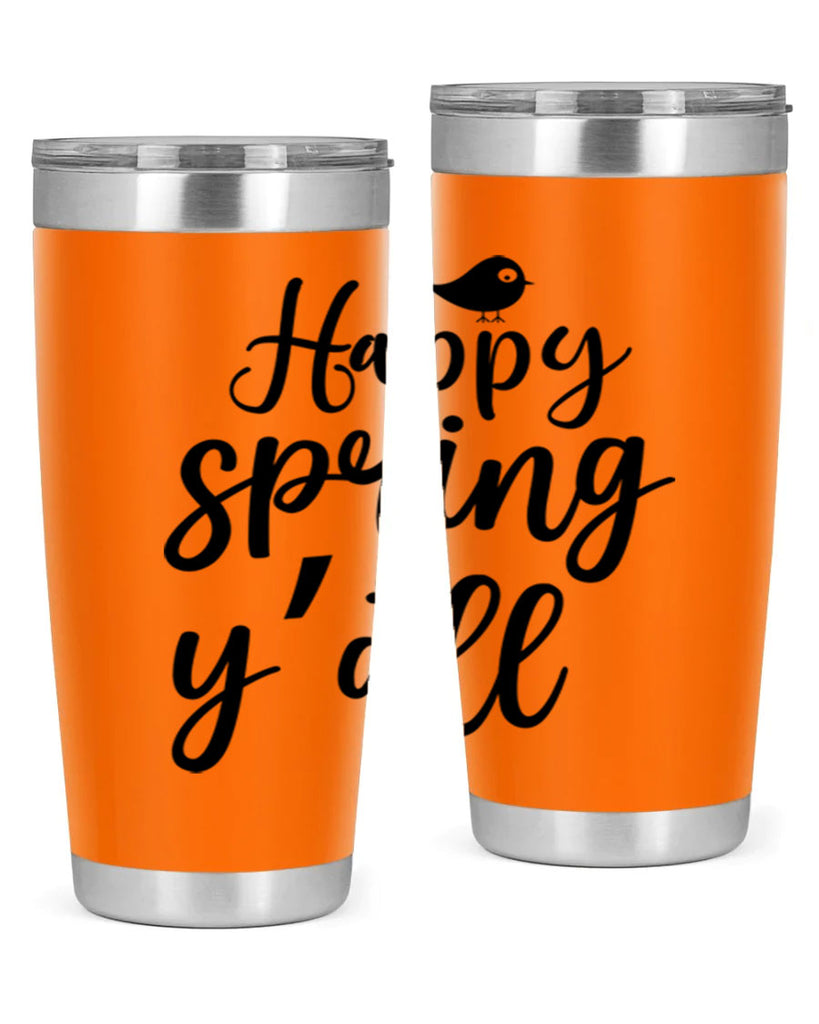 Happy Spring Y'all 167#- spring- Tumbler