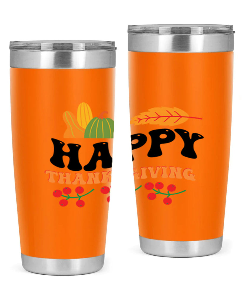 Happy Thanksgiving 251#- fall- Tumbler