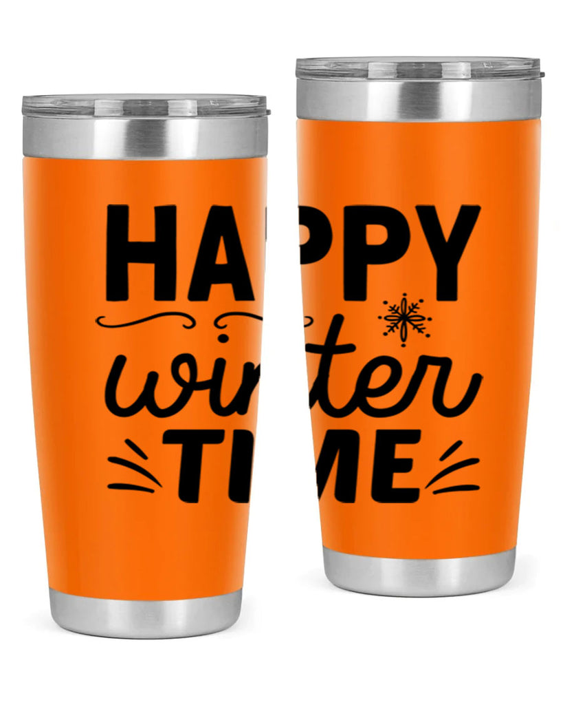 Happy Winter Time134#- winter- Tumbler