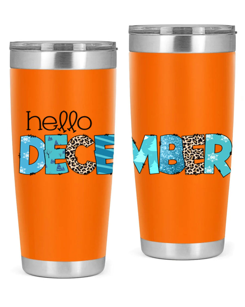 Hello December 187#- winter- Tumbler
