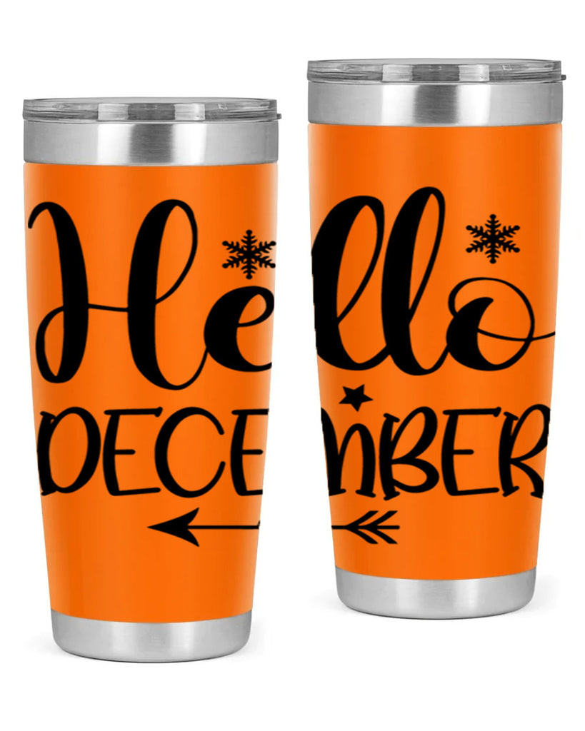 Hello December161#- winter- Tumbler