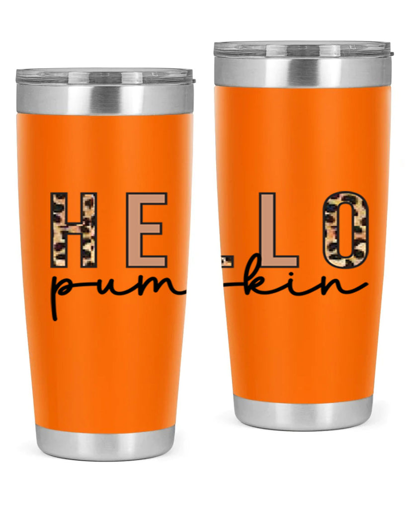 Hello Pumpkin Fall 291#- fall- Tumbler