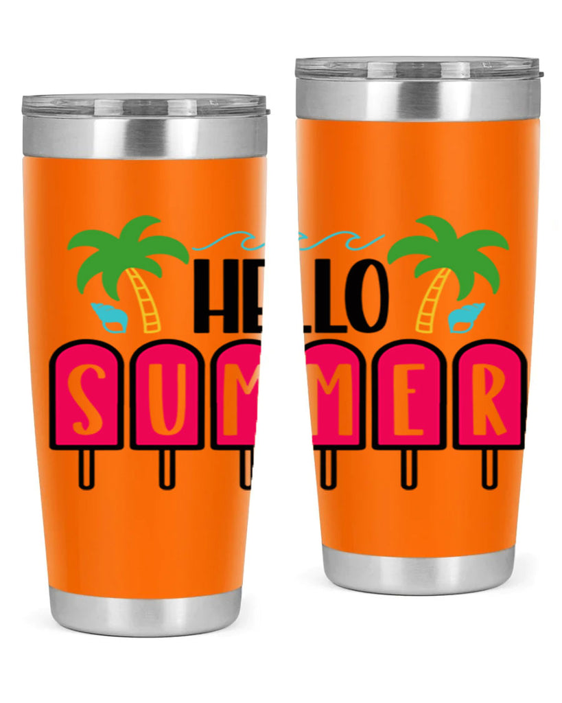 Hello Summer Style 39#- summer- Tumbler