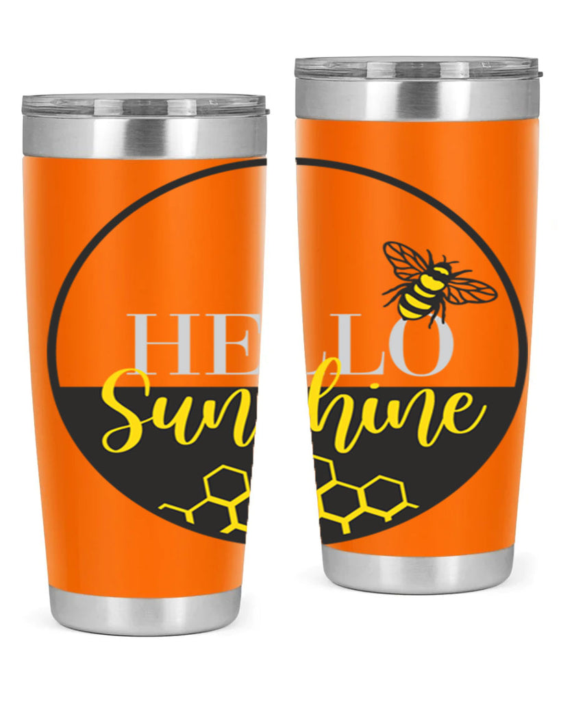 Hello Sunshine and bee216#- spring- Tumbler