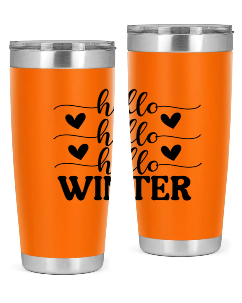 Hello Winter 167#- winter- Tumbler