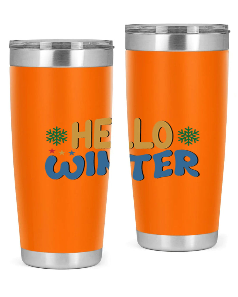 Hello Winter 181#- winter- Tumbler