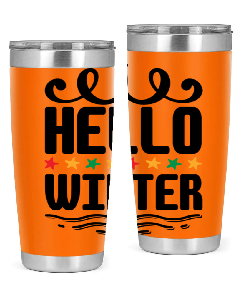 Hello Winter 185#- winter- Tumbler