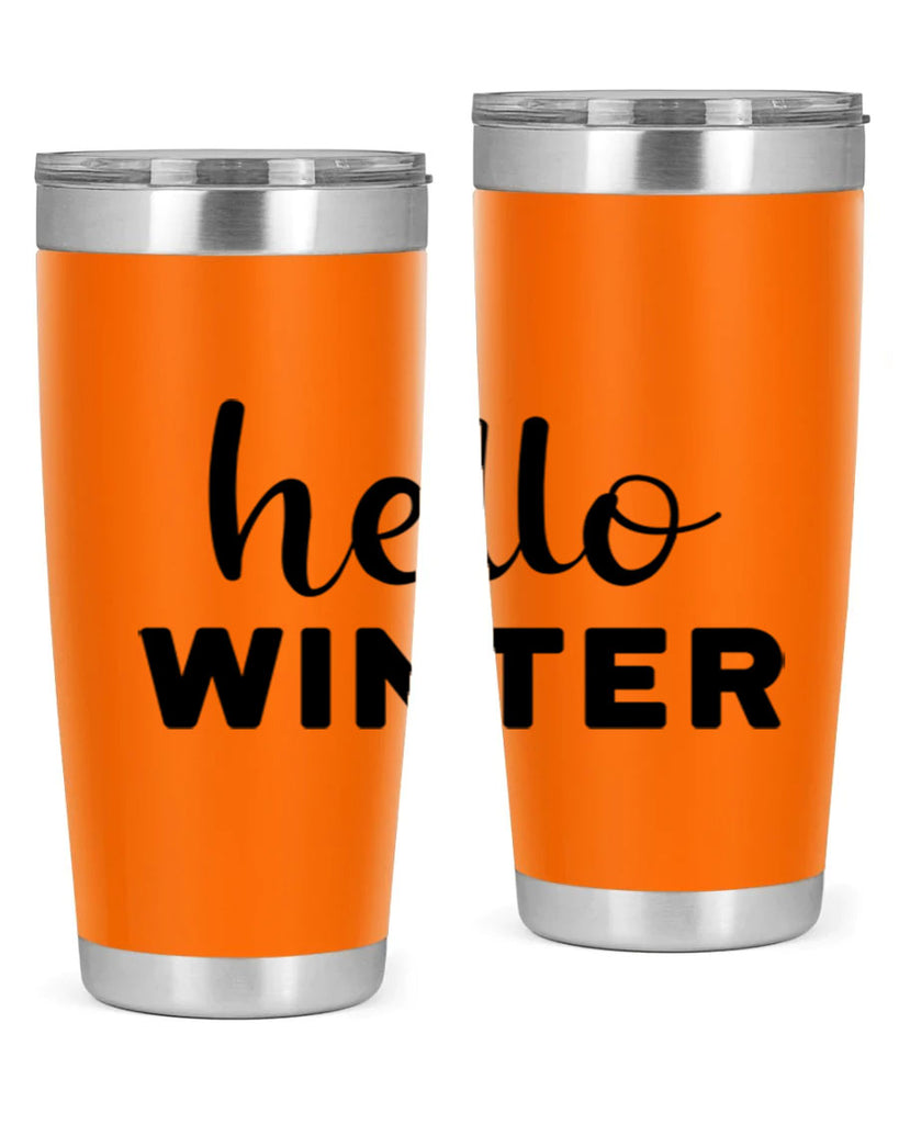 Hello Winter 186#- winter- Tumbler