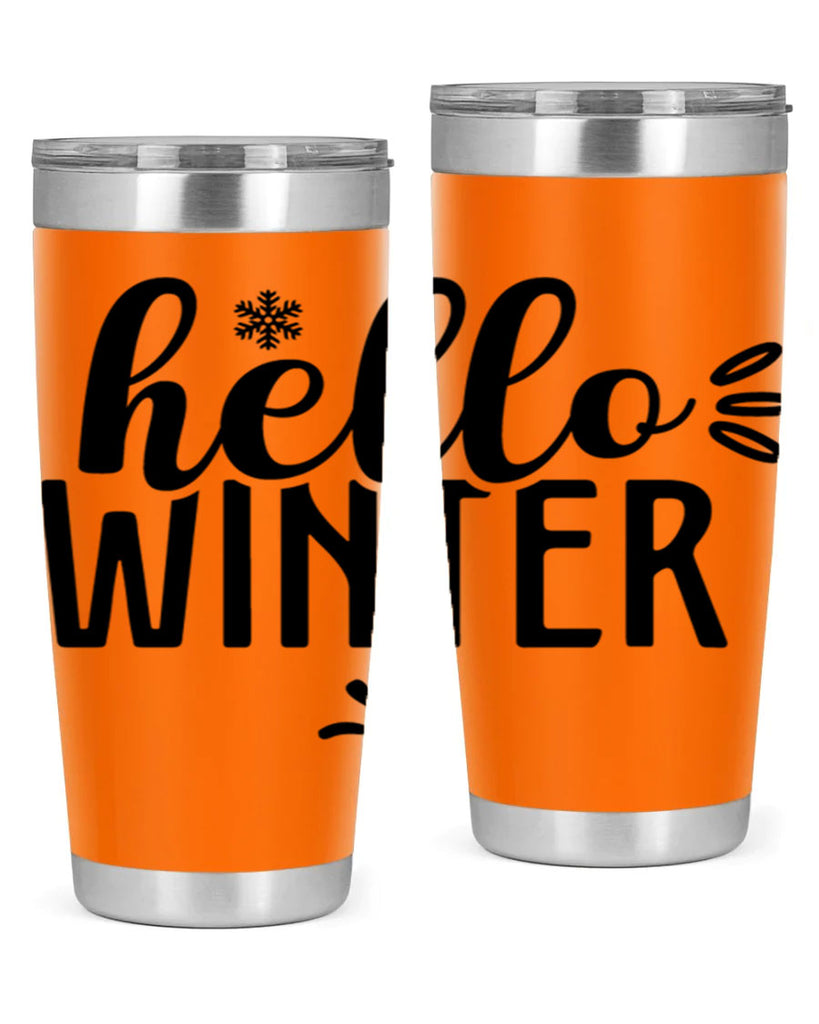 Hello Winter171#- winter- Tumbler