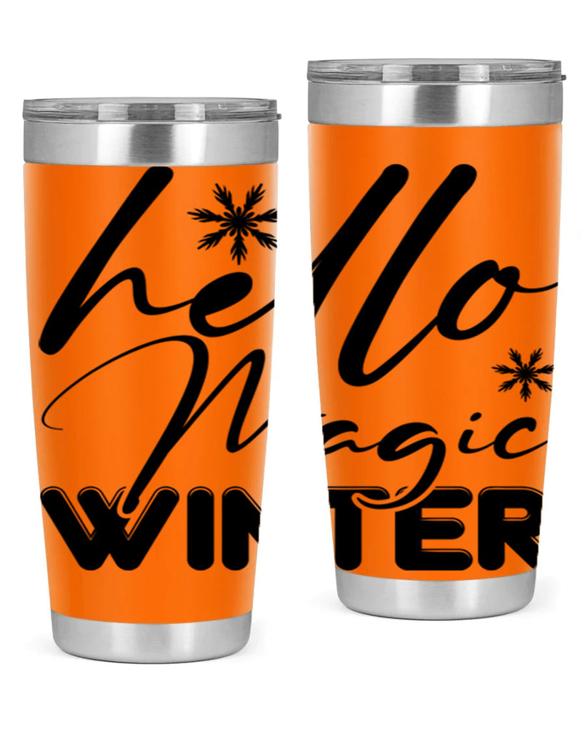 Hello magic winter 178#- winter- Tumbler