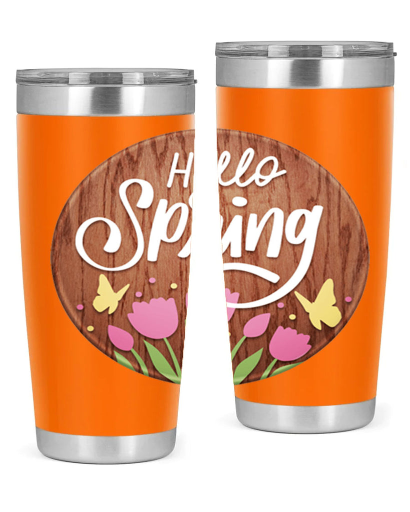 Hello spring Mockup202#- spring- Tumbler
