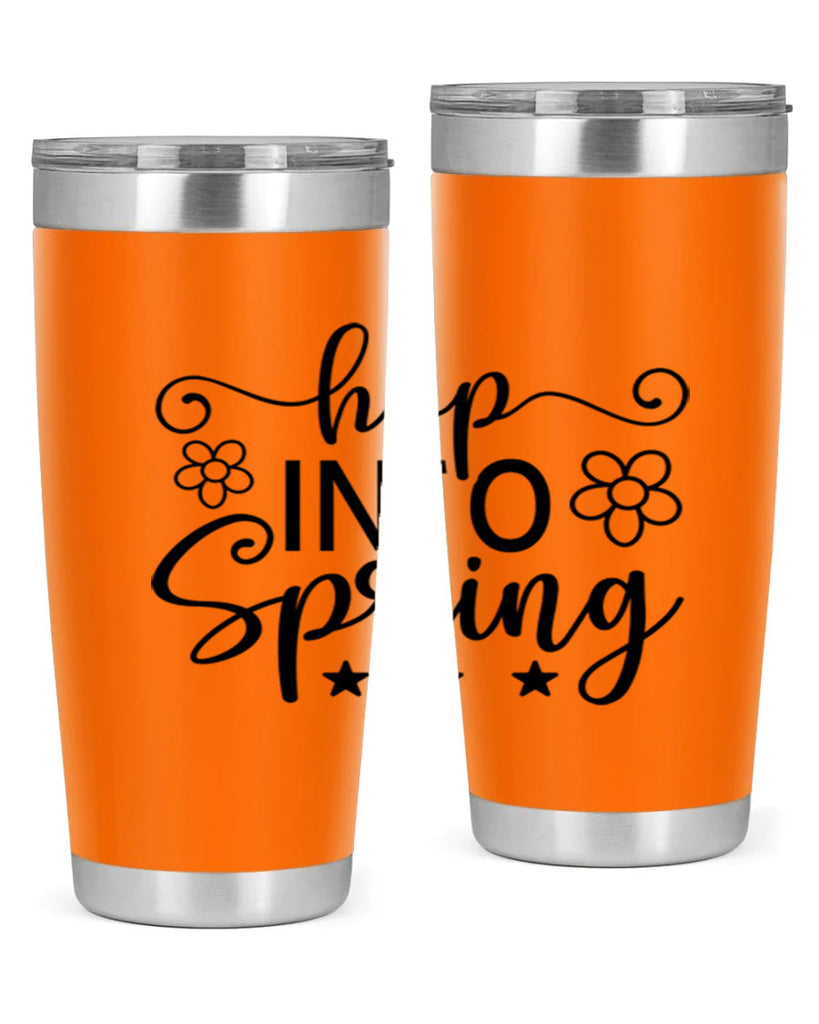 Hop into spring  252#- spring- Tumbler