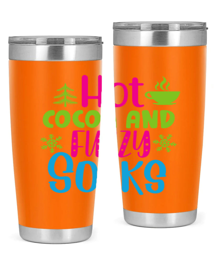 Hot Cocoa And Fuzzy Socks209#- winter- Tumbler