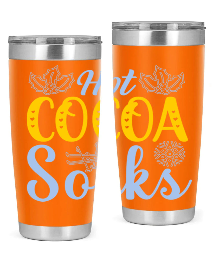 Hot cocoa socks211#- winter- Tumbler