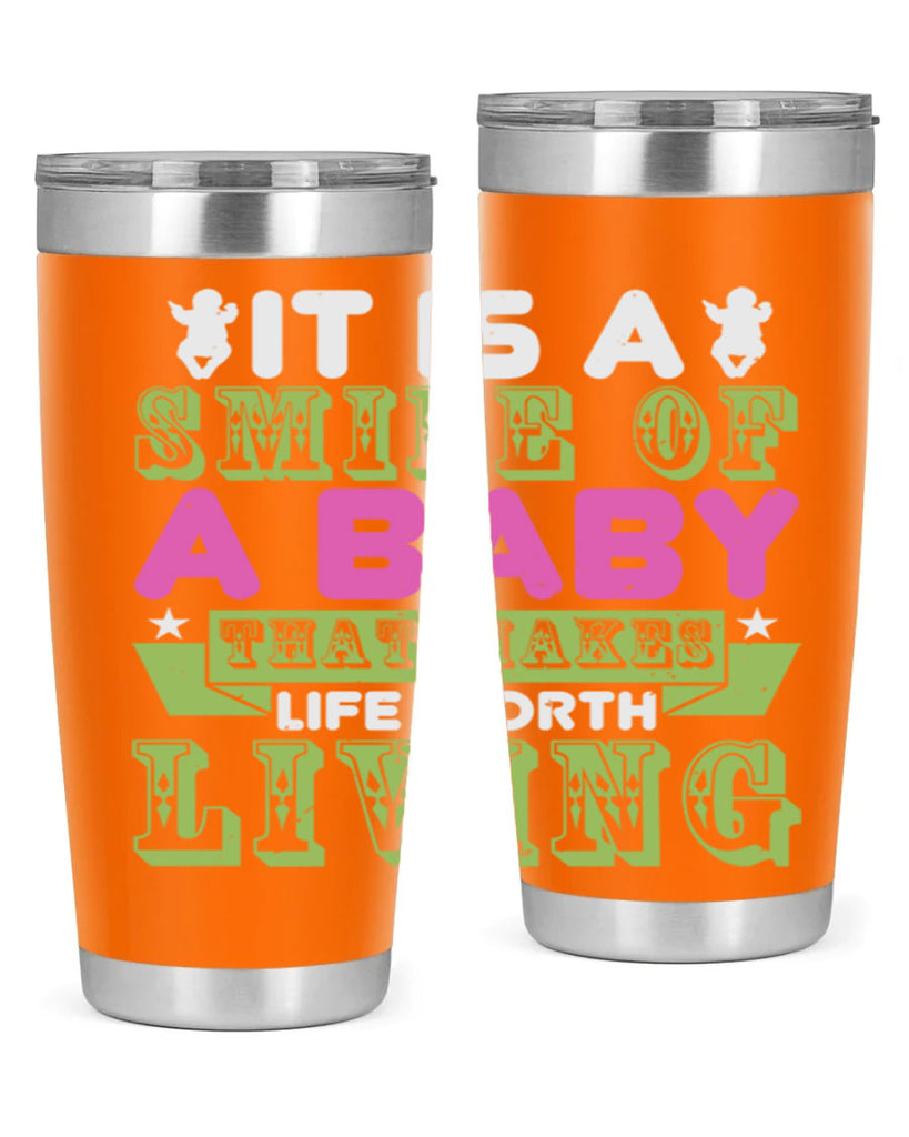 It is a smile of a baby Style 188#- baby- tumbler