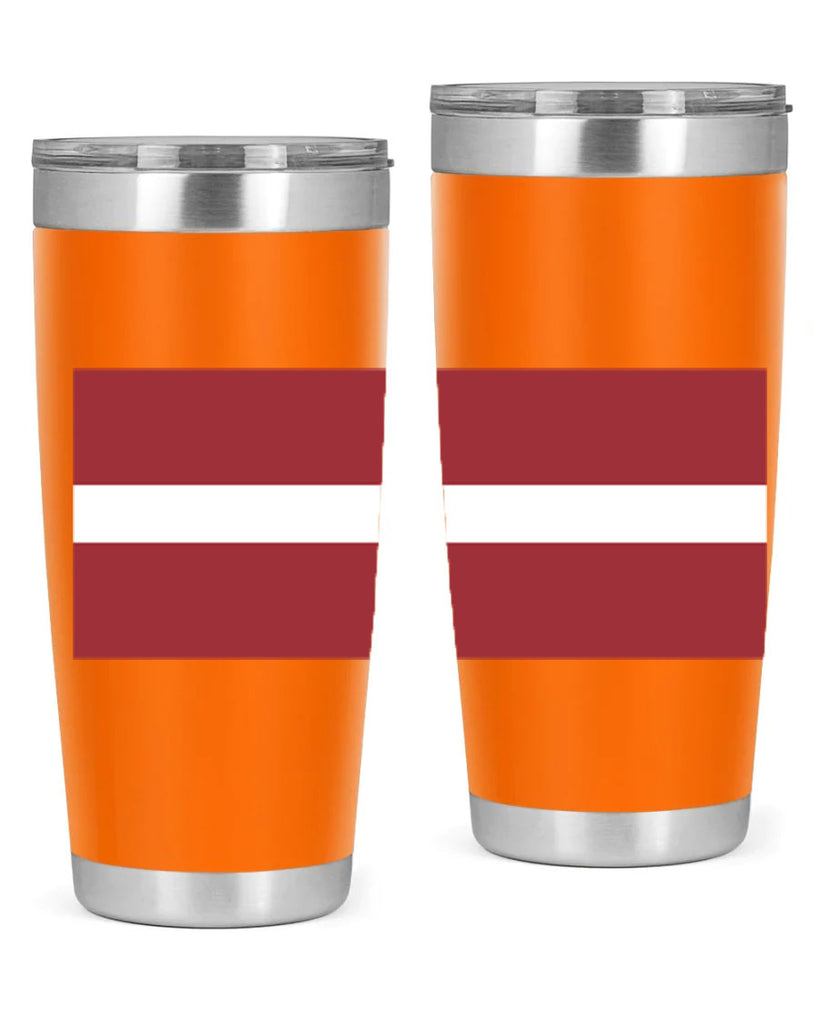 Latvia 104#- world flags- Tumbler