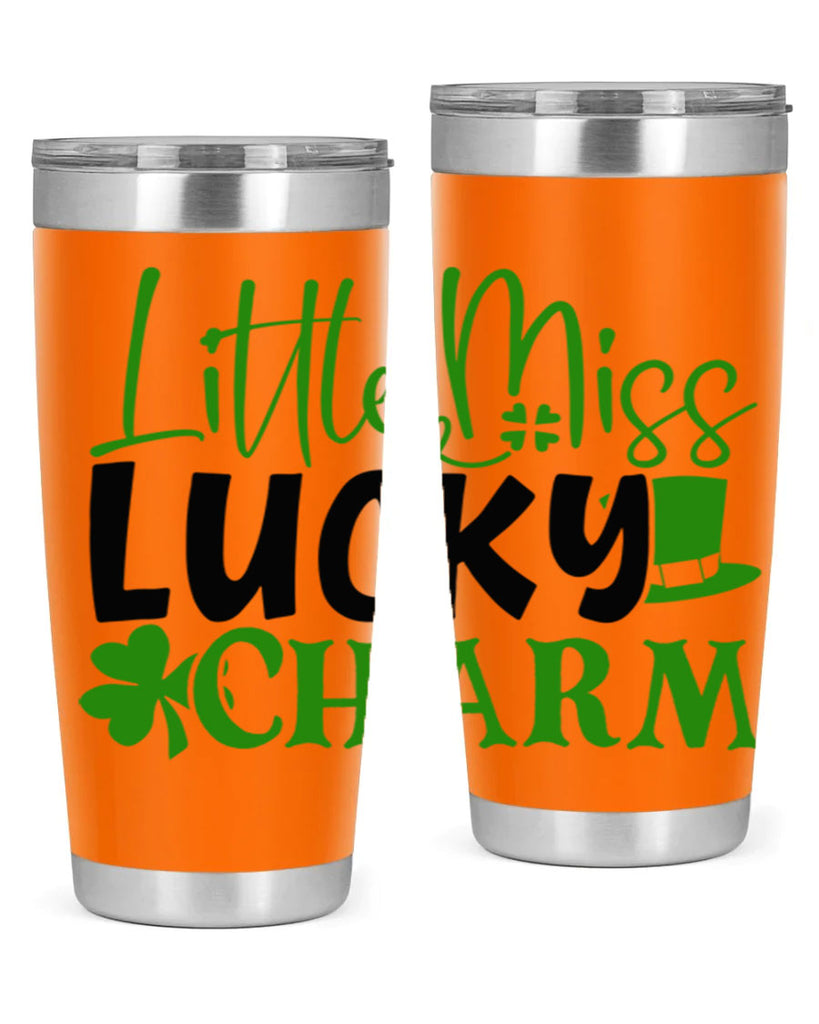 Little Miss Lucky Charm Style 154#- St Patricks Day- Tumbler