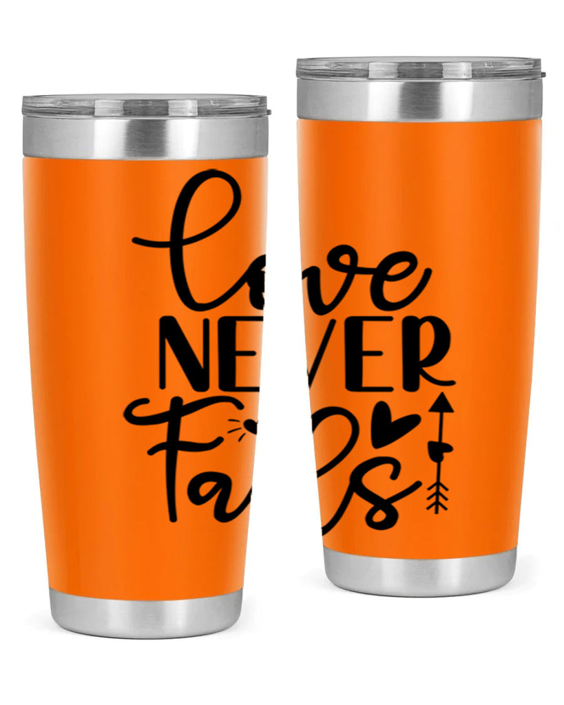 Love Never Fails 309#- winter- Tumbler