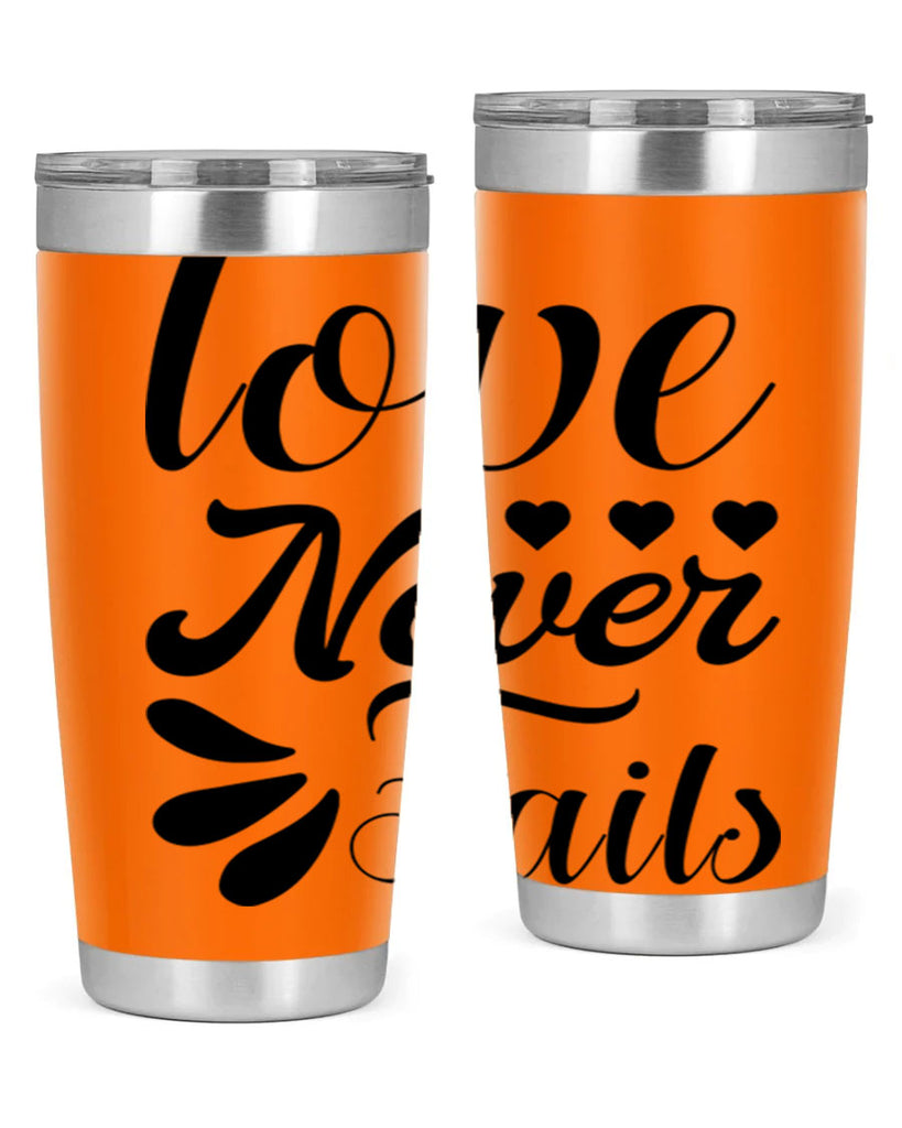 Love Never Fails 316#- winter- Tumbler