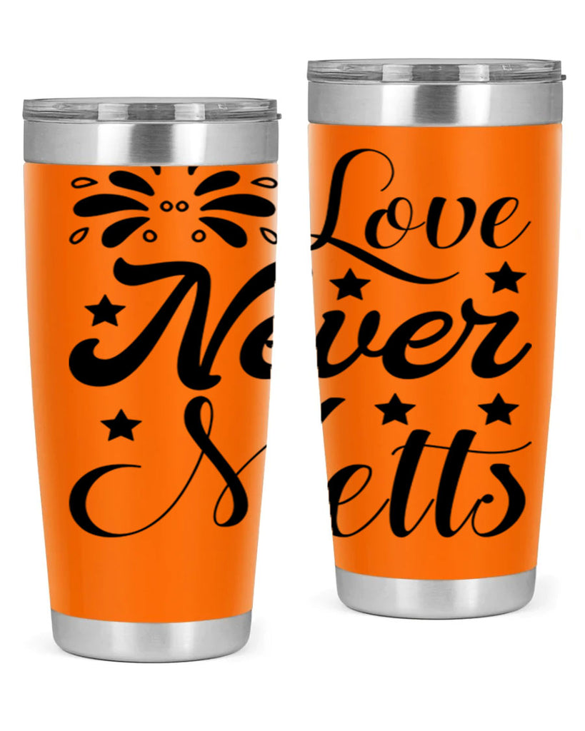 Love Never Melts 318#- winter- Tumbler