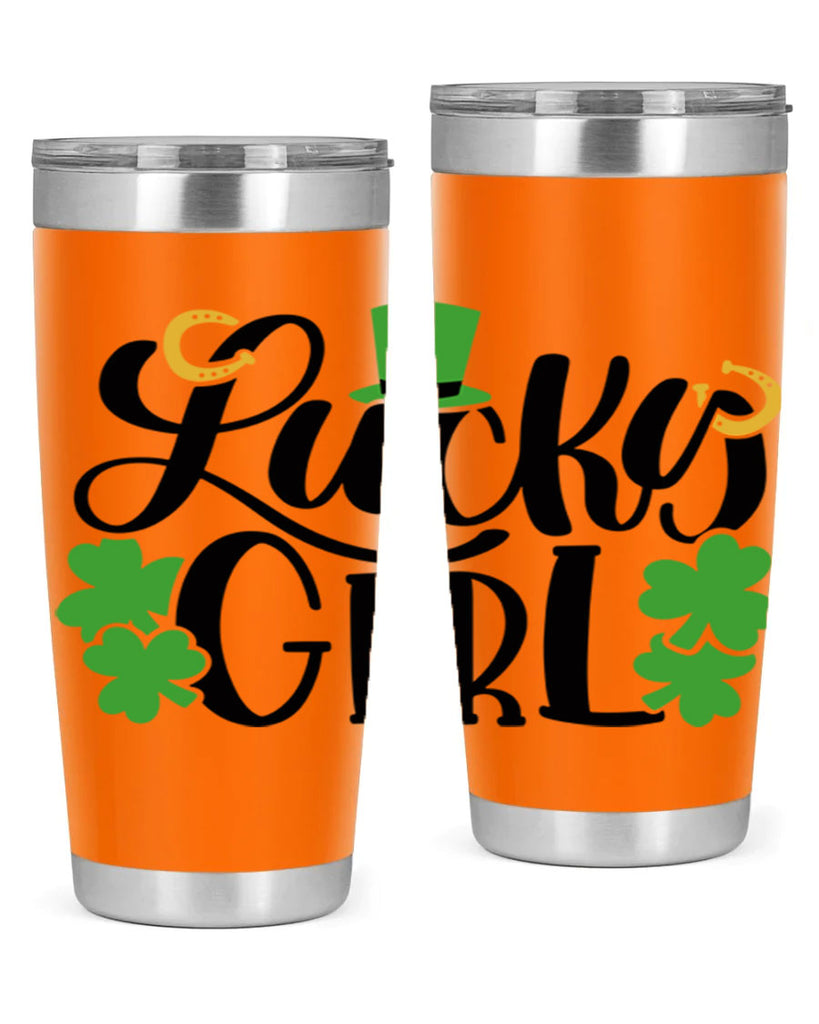 Lucky Girl Style 56#- St Patricks Day- Tumbler