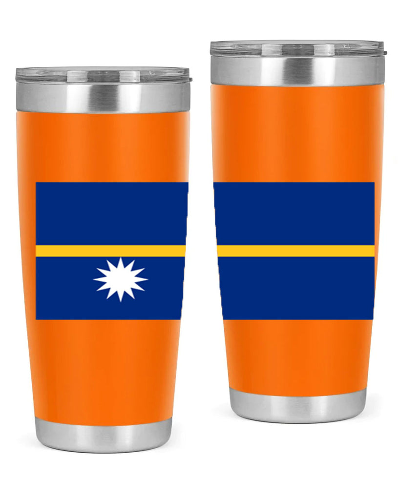 Nauru 77#- world flags- Tumbler