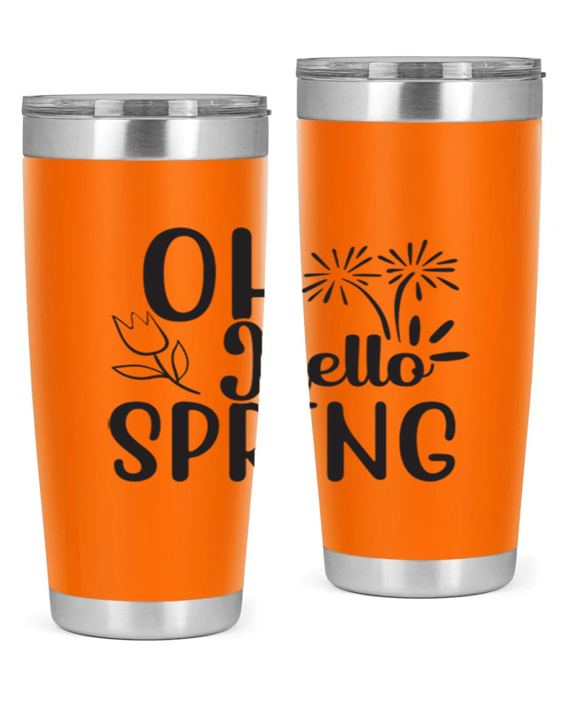 Oh hello spring 358#- spring- Tumbler