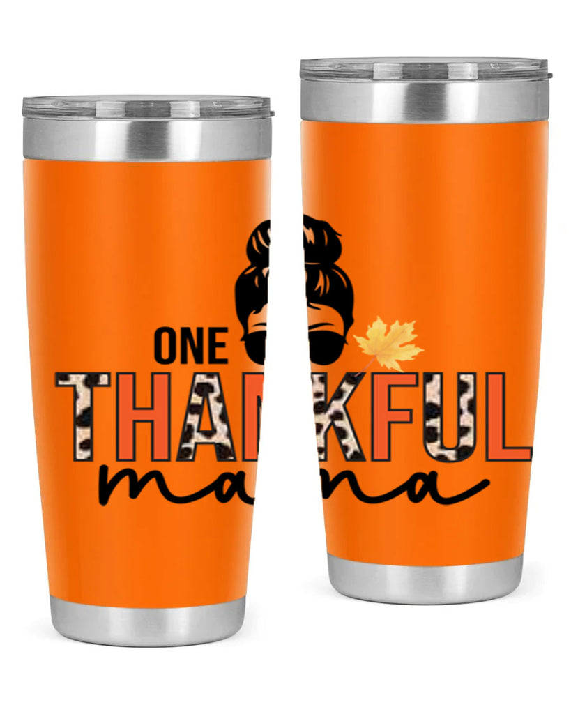 One thankful mama 463#- fall- Tumbler