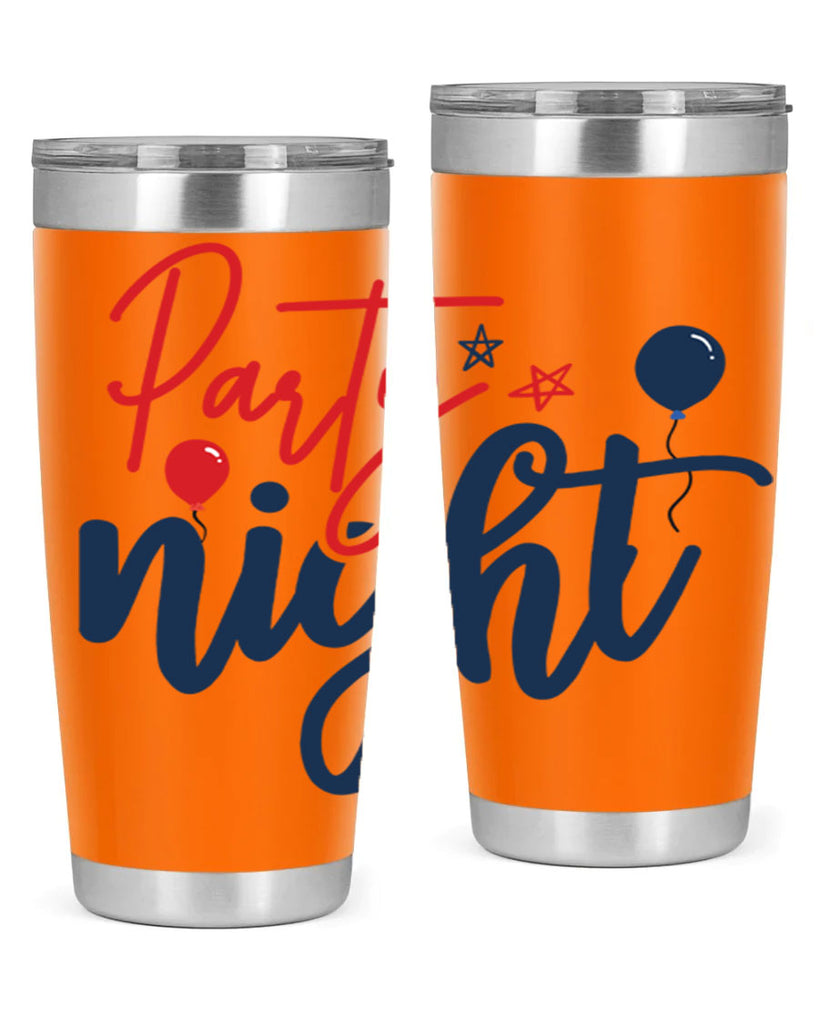 Party Night Style 84#- Fourt Of July- Tumbler
