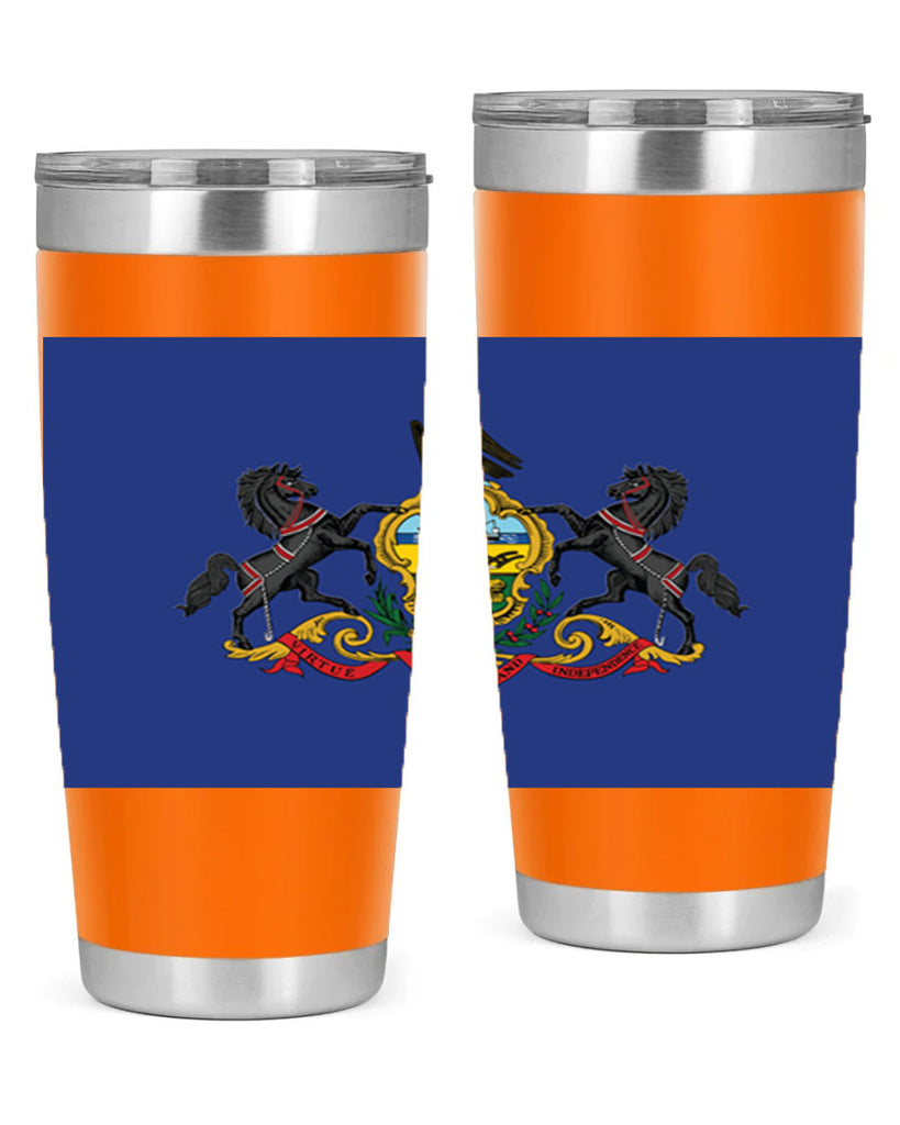 Pensilvania 14#- Us Flags- Tumbler