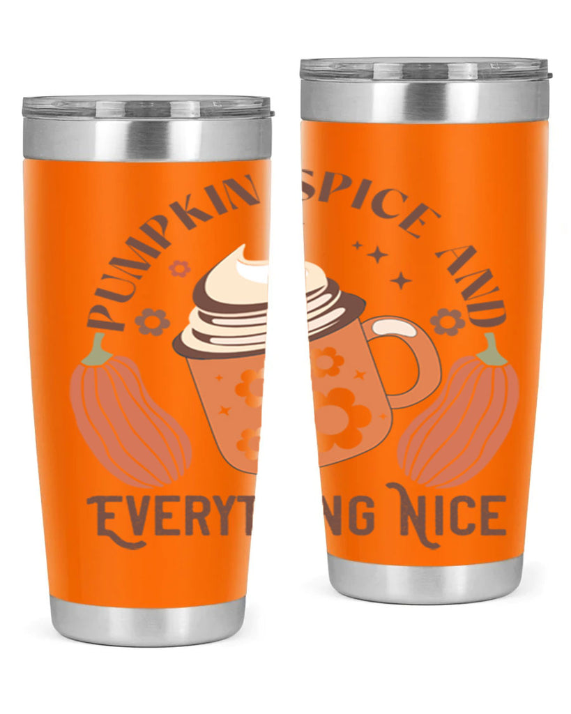 Pumpkin Spice And Everything Nice 539#- fall- Tumbler