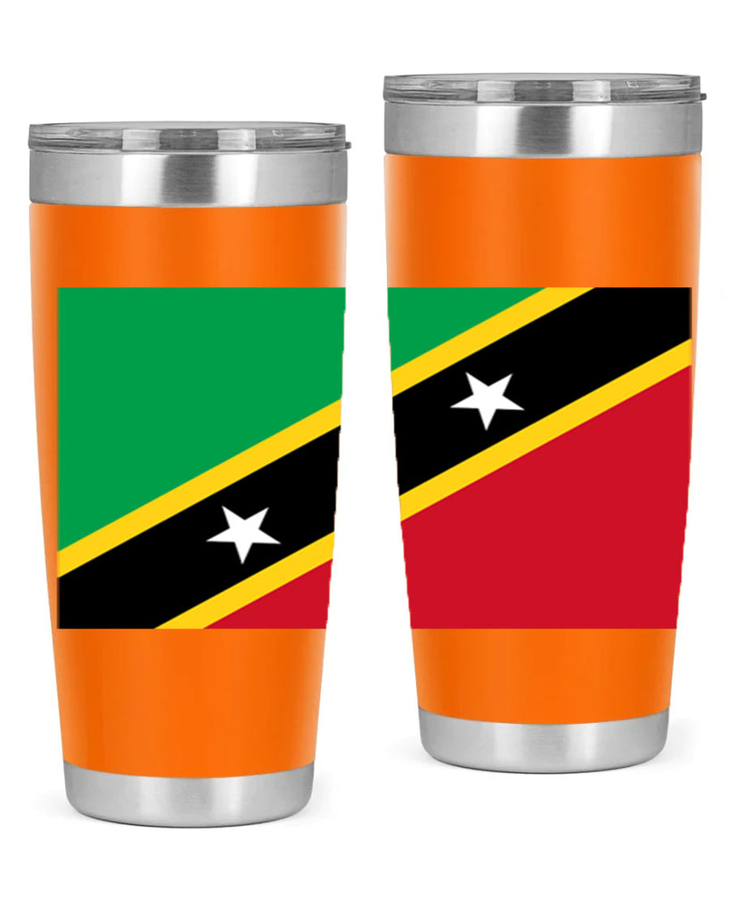 Saint Kitts and Nevis 52#- world flags- Tumbler