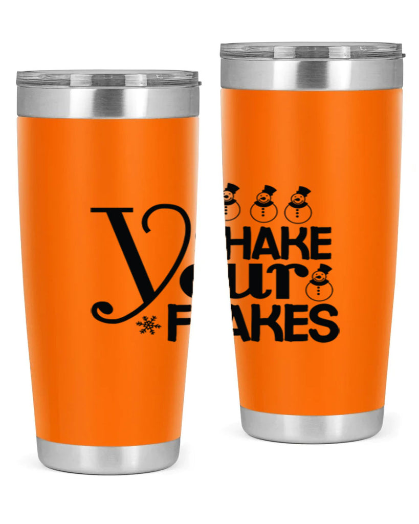 Shake Your Flakes 357#- winter- Tumbler