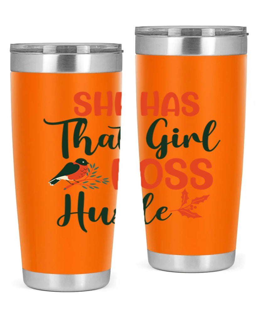 She Has That Girl Boss Hustle 363#- winter- Tumbler