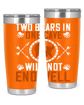 Two bears in one cave will not end well 34#- Bears- Tumbler