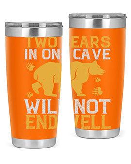 Two bears in one cave will not end well 39#- Bears- Tumbler