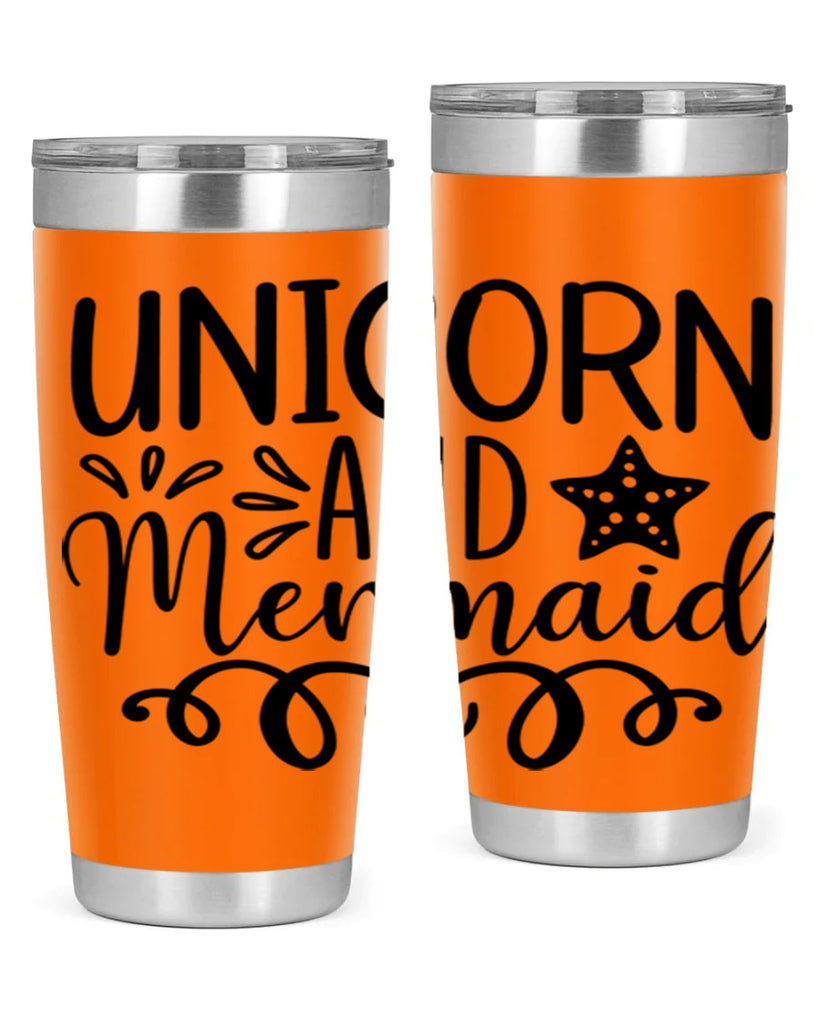 Unicorn And Mermaid 658#- mermaid- Tumbler