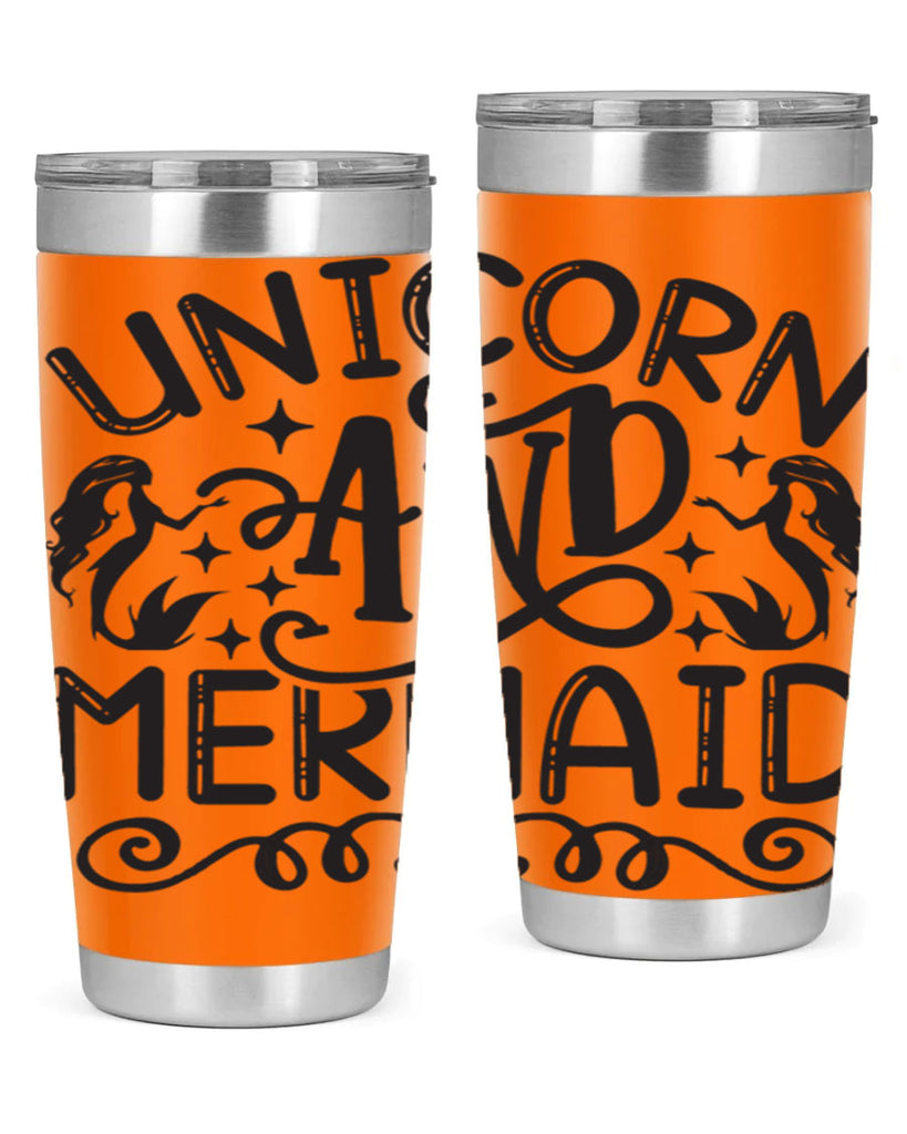 Unicorn and mermaid 660#- mermaid- Tumbler