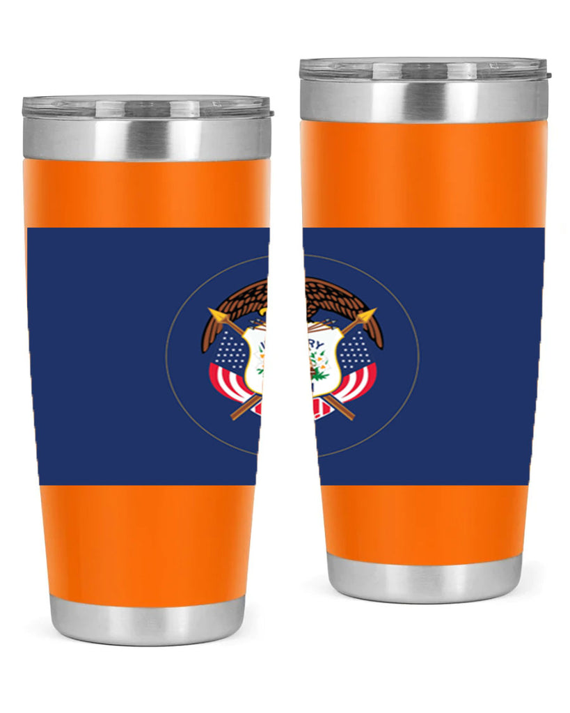 Utah 8#- Us Flags- Tumbler