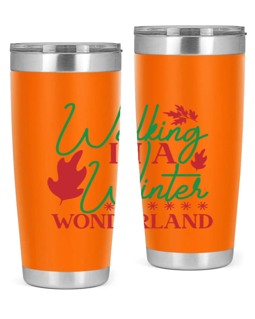 Walking In A Winter Wonderland 438#- winter- Tumbler